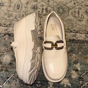 YOKI Cream Loafers